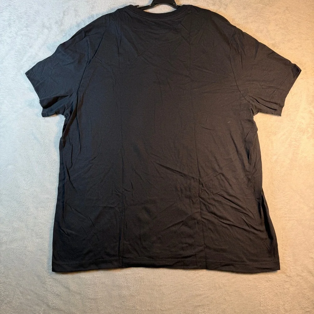 Nike Sportswear Outline Block Logo Men's T-Shirt Black Heather Size XXL New